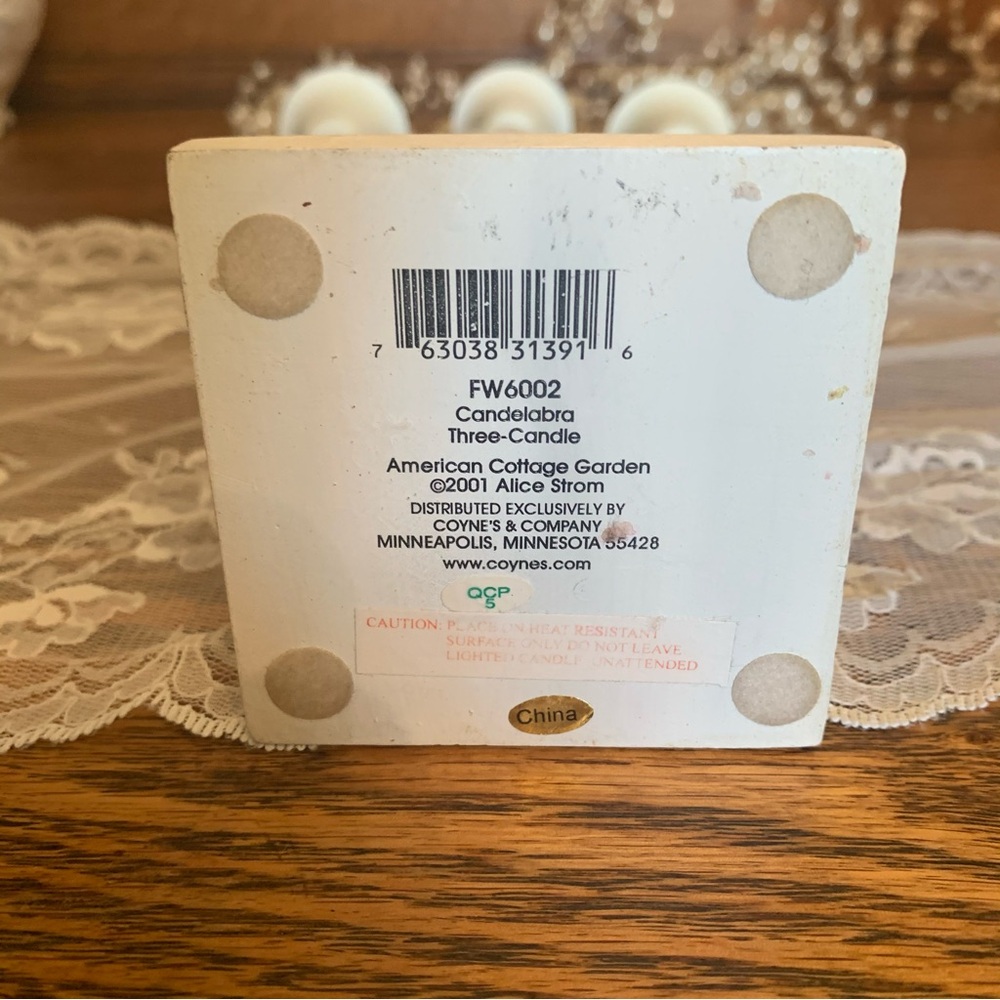 Shabby Chic Candle holder. - Picture 4 of 7